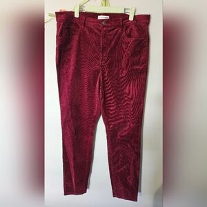 New LOFT Small Wale Corduroy Pants Size 14